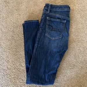 AE high waisted skinny jeans
